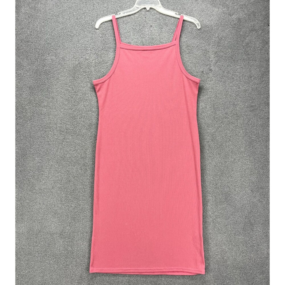 Rogue Collection Dress‎ Womens 3X Pink Tank Stretch Midi spaghetti strap